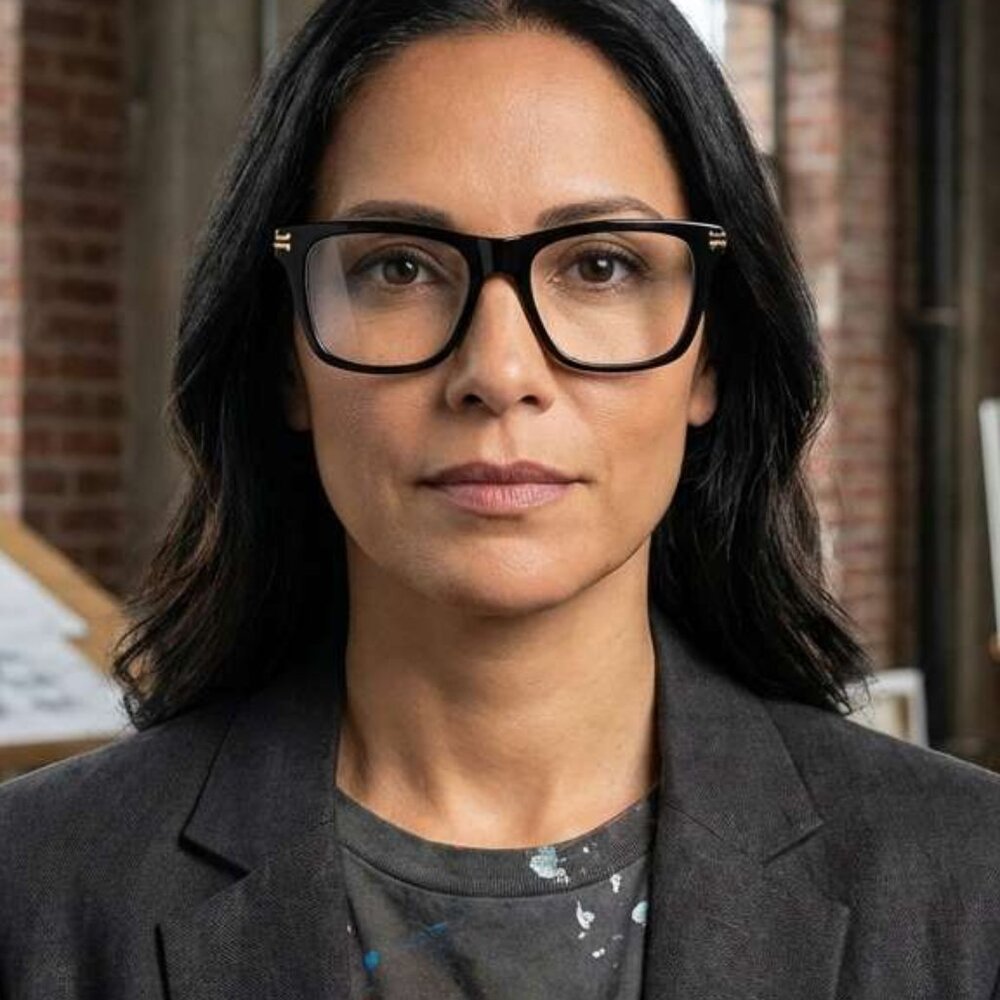 Marc Jacobs MJ 1084 0807 00 Eyeglasses Black 52mm Square Frame